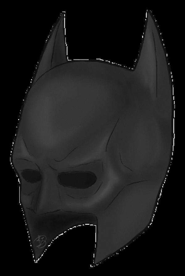 狗耳朵黑面具免抠png透明图层素材