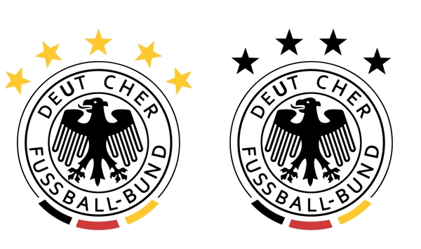 德国足球队标志五星