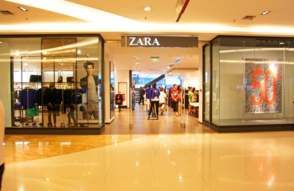 zara专卖店图片