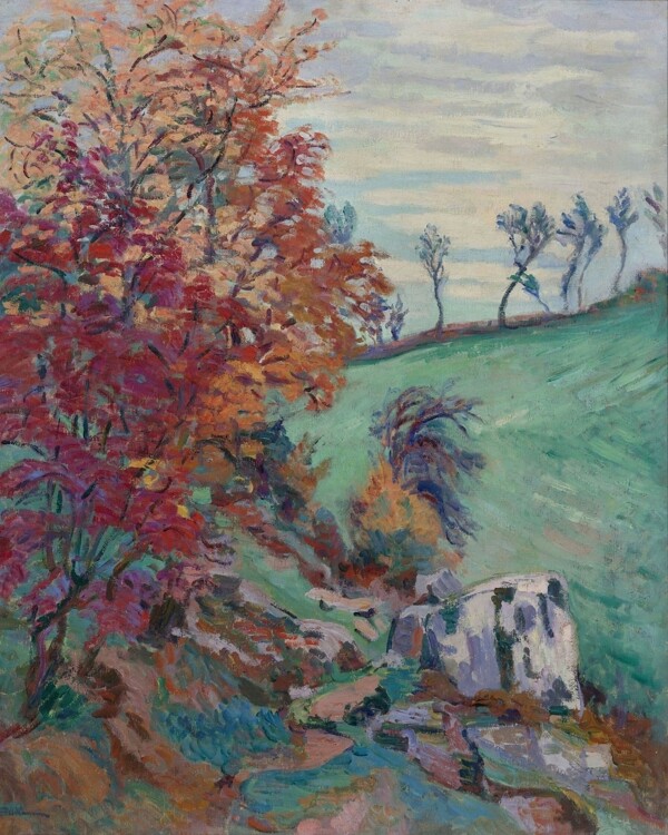 ArmandGuillauminTheCreuse1902法国画家阿曼吉约曼armandguillaumin印象派风景人物田园油画装饰画