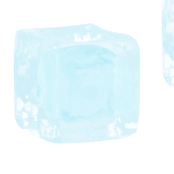 冰不规则图形冰块元素