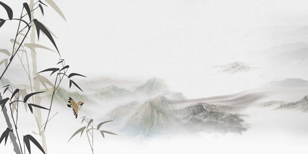 水墨中国风传统背景图设计