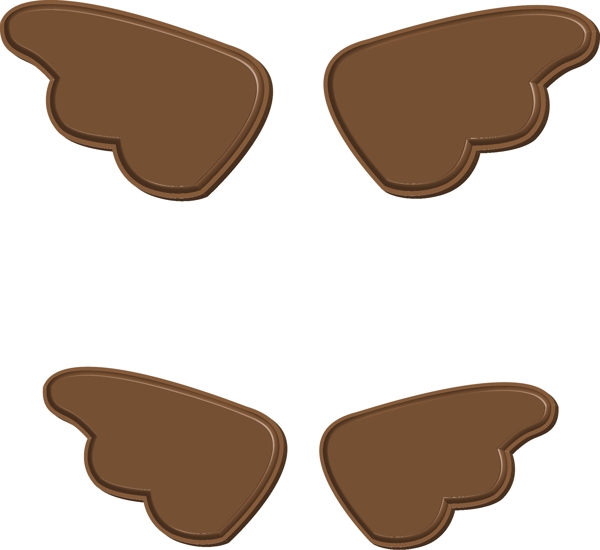 巧克力翅膀图片