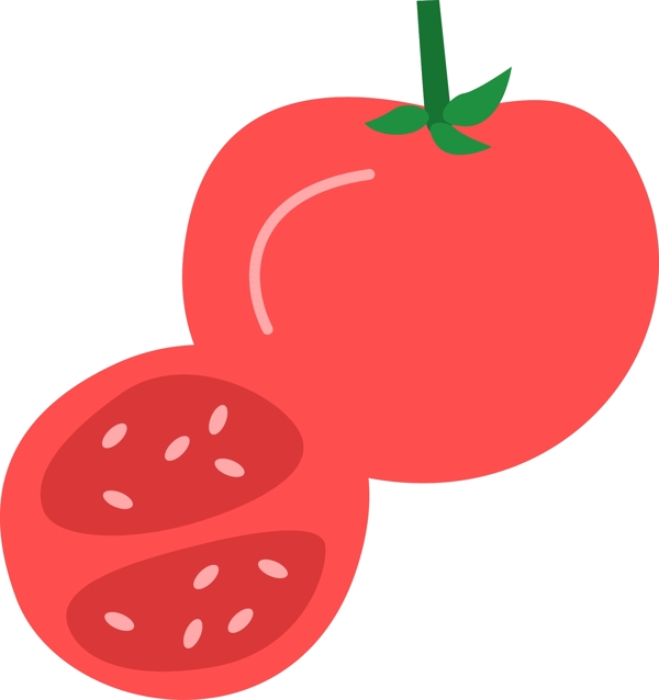夏季蔬果蔬菜番茄图标