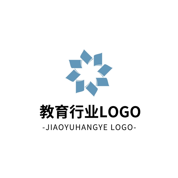 简约大气创意教育行业logo标志设计