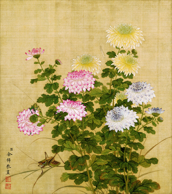 清余稚花鸟图片