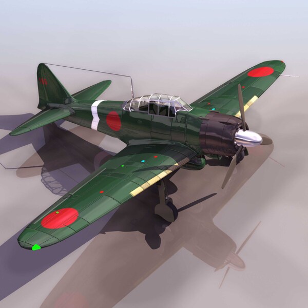 二战日本三菱零式飞机MitsubishiZeroAirplaneJapanWWII