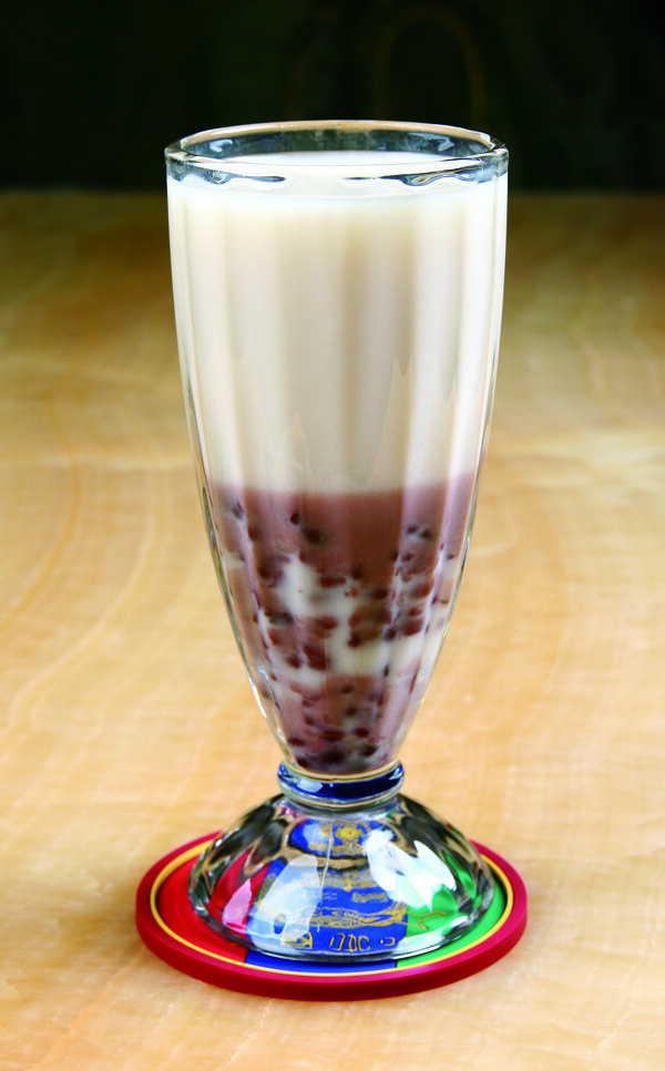 珍珠双色咖啡奶茶图片