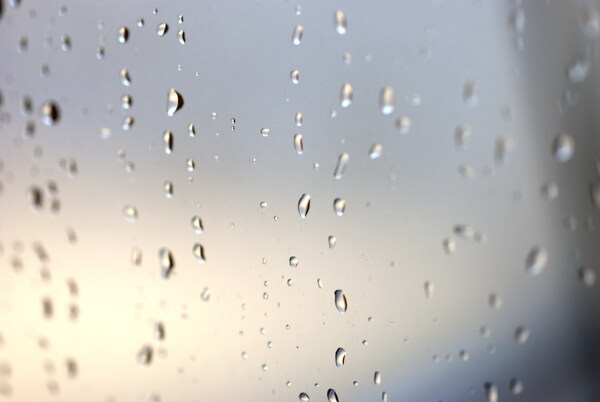 玻璃雨滴图片