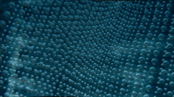 蓝色抽象元素视频背景