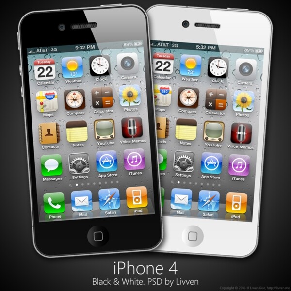 iPhone4手机界面