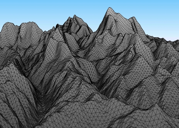 喜马拉雅山3D模型图片