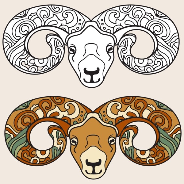 羊年设计素材