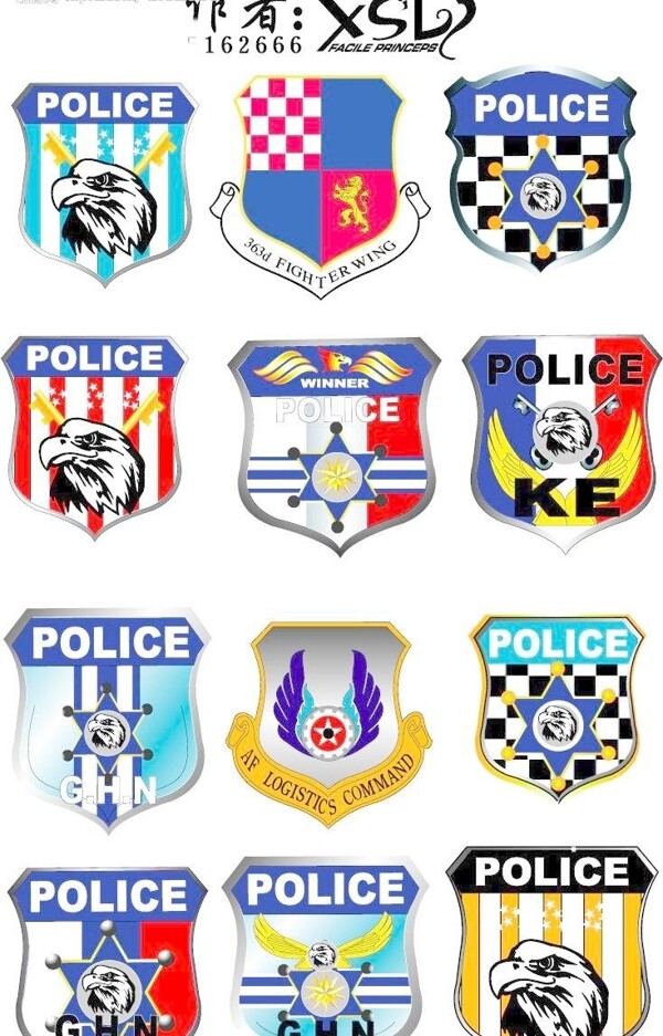 15警徽设计资料图片