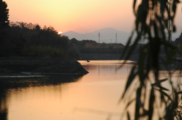 运河夕照