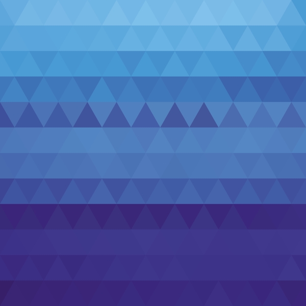 蓝色三角形形状背景