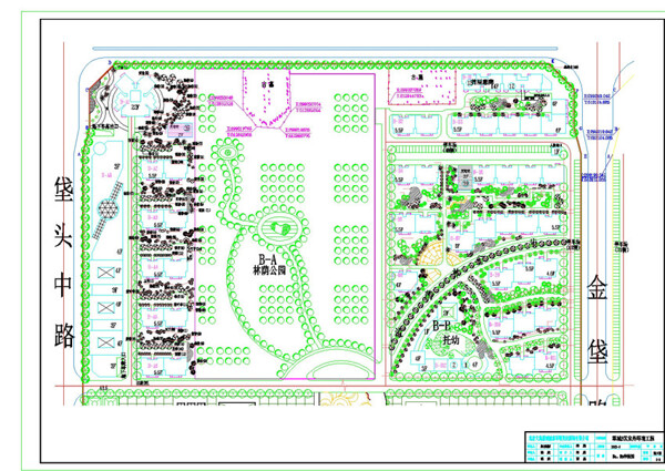 翠城CAD景观图纸