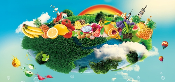 水果创意海报图片