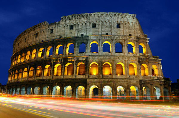 罗马圆形竞技场风景图片