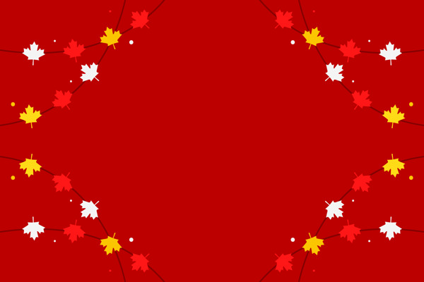 红色鲜花边框免抠png透明图层素材