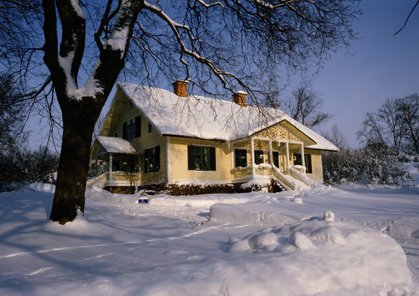雪景摄影图片