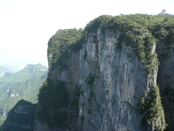 张家界悬崖图片