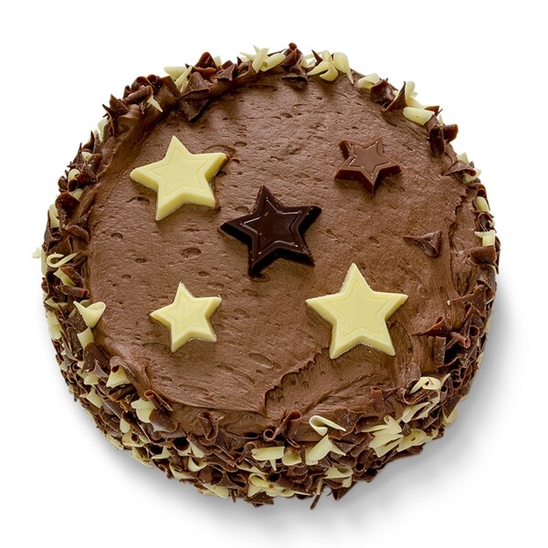 唯美巧克力星星蛋糕