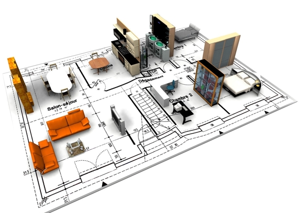 3d建筑模型示意图样板图片