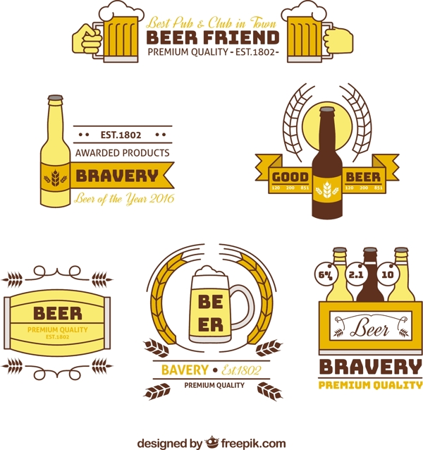 啤酒厂装饰徽章的选择