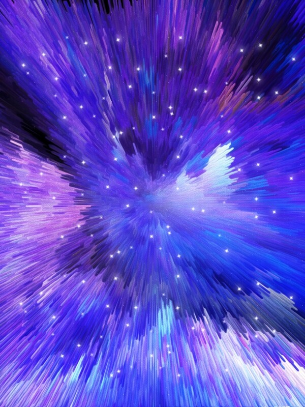 纯原创梦幻紫色中心放射背景