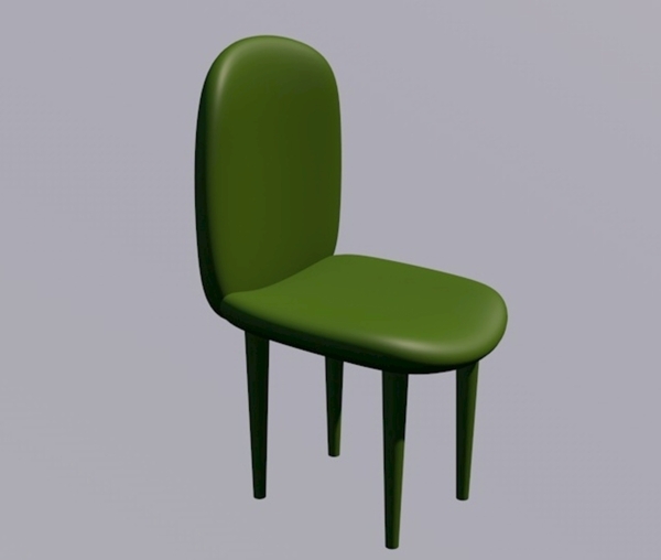 C4D椅子建模