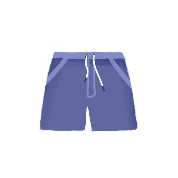 紫色短裤清爽过夏天