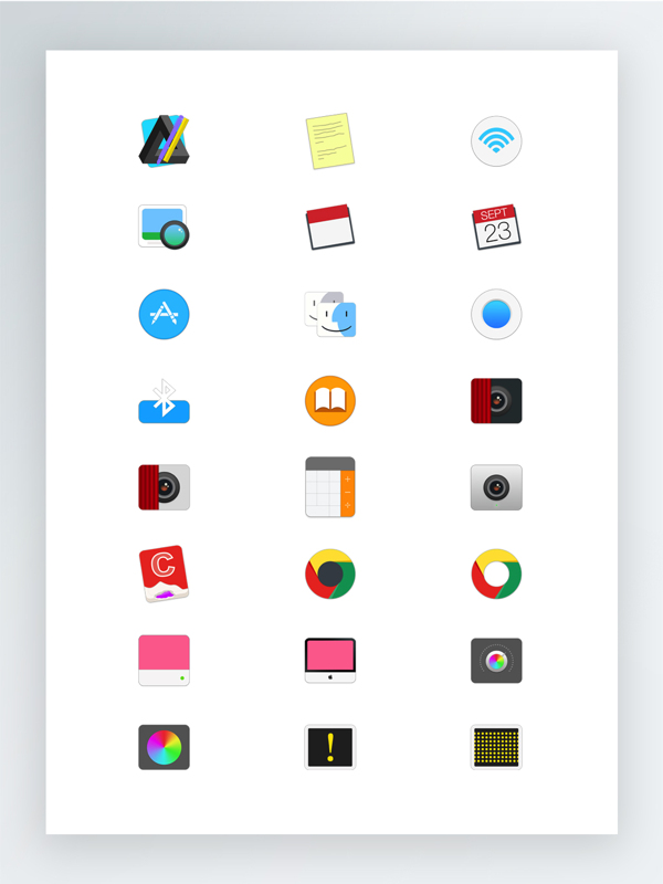 Flatteur主题MacOS图标集