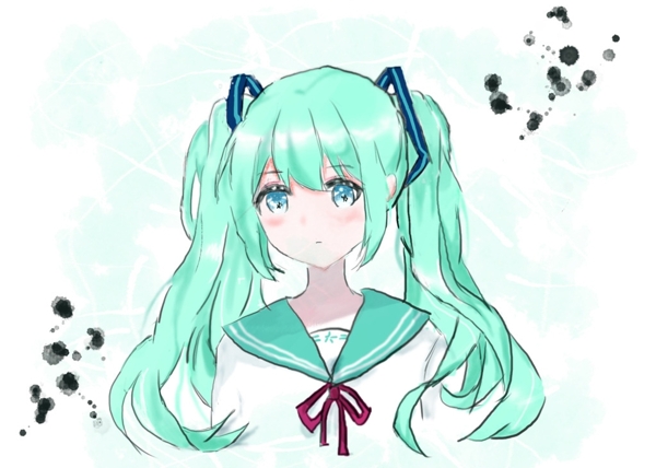 手绘初音未来