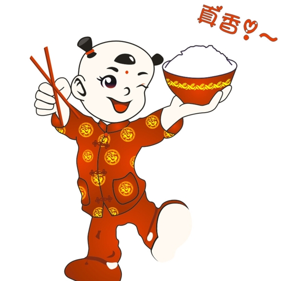 福娃标志米饭标志图片