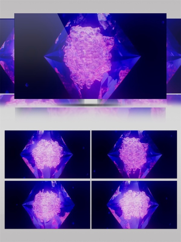 紫色光团高清视频素材