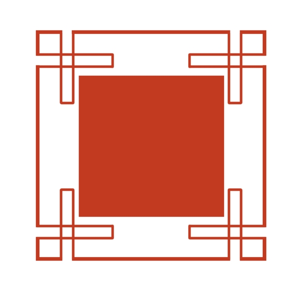 矢量中式边框花纹装饰