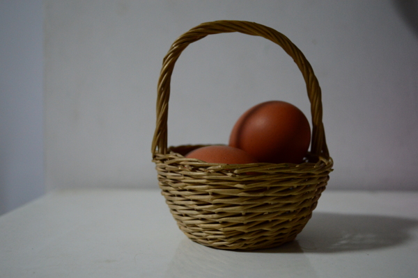 篮子里的鸡蛋图片