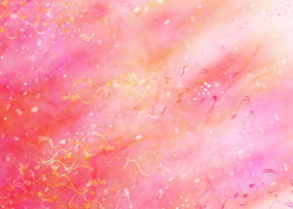 水彩粉红花朵背景图片