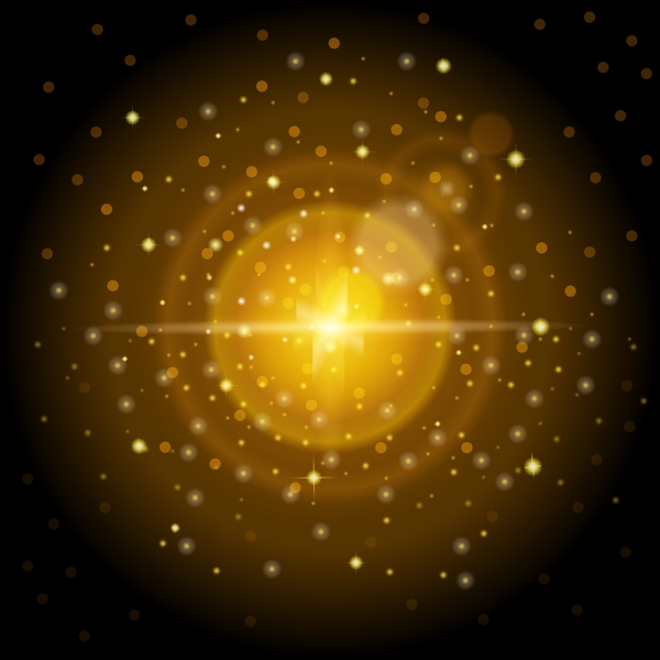 金色粒子背景图片