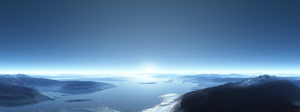 高清南极洲海洋雪山