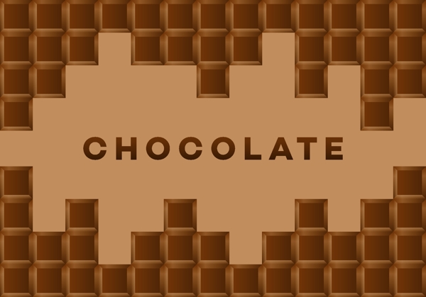 巧克力背景素材