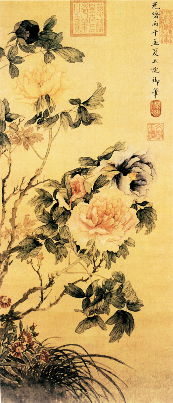 花卉图花鸟画中国古画0621