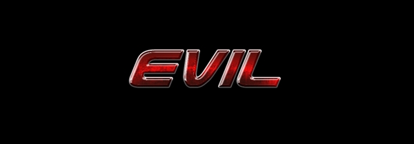 evil特效字