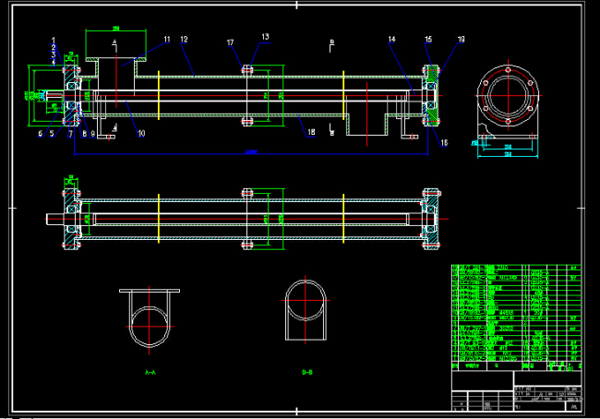 钢厂送料器CAD图纸