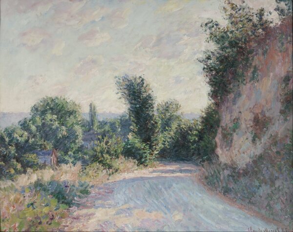 RoadnearGiverny1885法国画家克劳德.莫奈oscarclaudeMonet风景油画装饰画