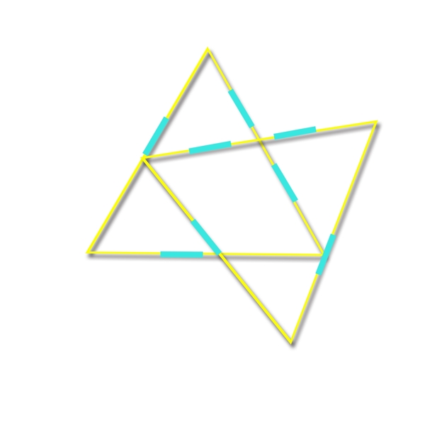 三角形架装饰图案标题
