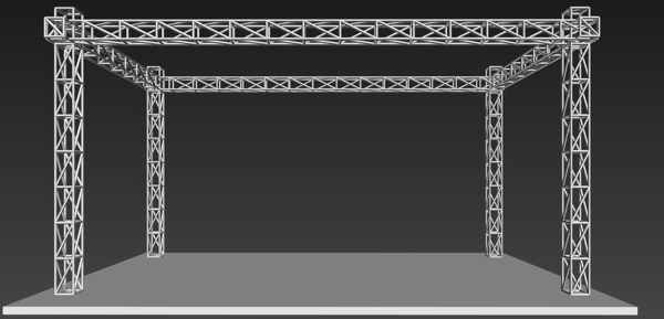 舞台桁架模型