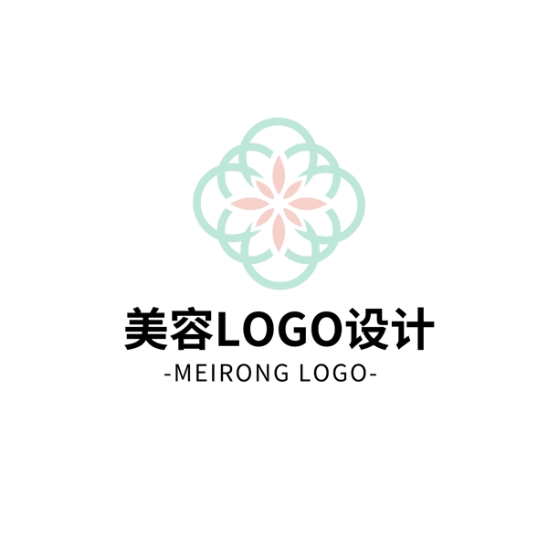 简约大气美容美发logo设计