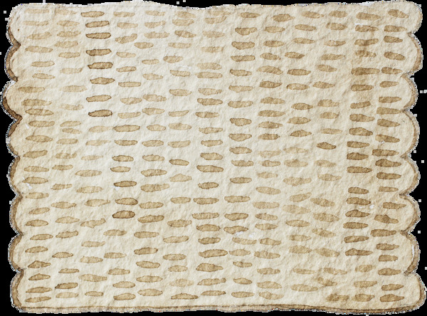 手织毛巾卡通水彩透明素材
